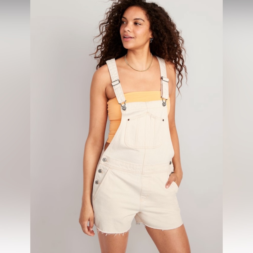 Old Navy Slouchy Straight Overalls